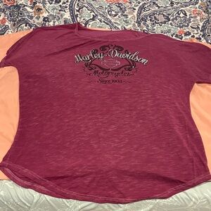 Harley-Davidson Burgundy Tee